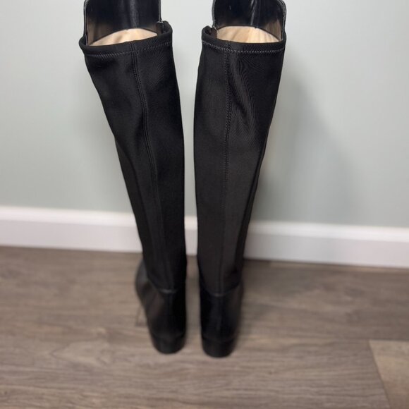 Tall Michael Kors Black Boots Size 7.5 - Picture 3 of 8